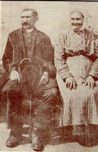 Michał Drzymała z żoną